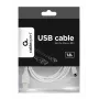 Kabel USB 2.0 A do Micro-USB B Gembird CCP-mUSB2-AMBM-6-W, 1,8 m, biały