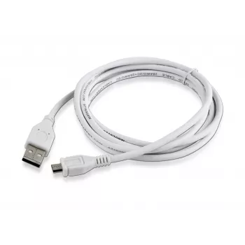 Kabel USB 2.0 A do Micro-USB B Gembird CCP-mUSB2-AMBM-6-W, 1,8 m, biały