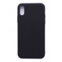 Evelatus Apple iPhone X/Xs Nano Silicone etui miękkie w dotyku TPU czarny