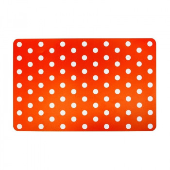 Podkładka Asi Collection 43,5 x 28 cm czerwona w białe kropki