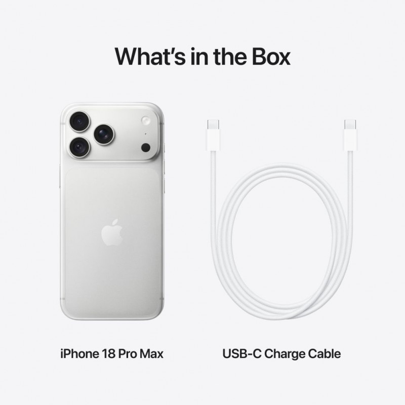 Apple iPhone 18 Pro Max 2TB Srebrny