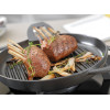 STAUB okrągła żeliwna patelnia grillowa z dwoma uchwytami 40509-522-0 - grafitowy 26 cm
