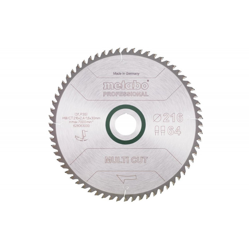 Metabo 628063000 tarcza pilarska 21,6 cm 1 szt.