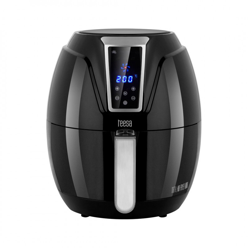 Teesa TSA8046 Frytkownica beztłuszczowa, 3,2 l, 1400 W, czarna