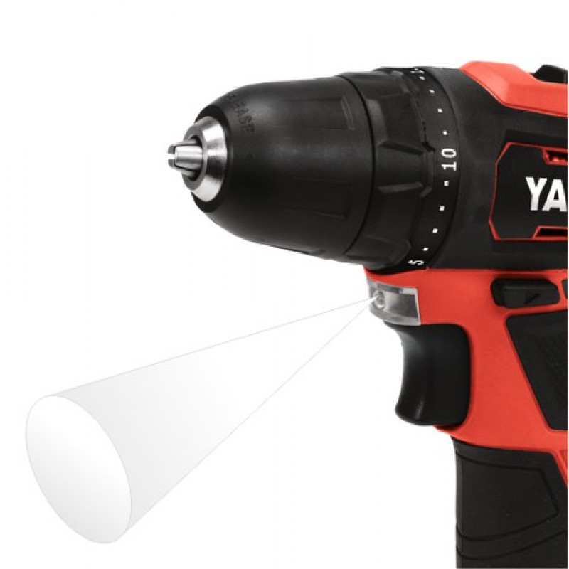 Wiertarko-wkrętarka akumulatorowa YATO YT-82901, 12 V, 30 Nm, 1 x 2,0 Ah Li-Ion