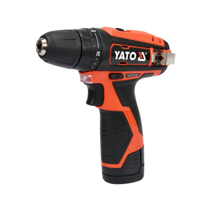 Wiertarko-wkrętarka akumulatorowa YATO YT-82901, 12 V, 30 Nm, 1 x 2,0 Ah Li-Ion