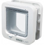Segula 70935 Klapka dla kota z 4-kierunkowym systemem identyfikacji SureFlap, zasilana bateryjnie, biała, 21x21 cm