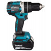 Makita DHP484RFJ Wiertarko-wkrętarka akumulatorowa, 2000 RPM, czarno-niebieska