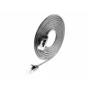 Wirewin Slim Cat6a U/FTP kabel krosowy RJ45, 5 m, czarny