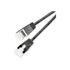 Wirewin Slim Cat6a U/FTP kabel krosowy RJ45, 5 m, czarny