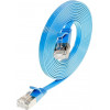 Kabel krosowy Wirewin Slim Cat6 U/FTP RJ45, 0,5 m, niebieski