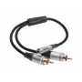 celexon Professional adapter audio 2x RCA na jack stereo M/F