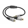 celexon Professional adapter audio jack stereo na 2x RCA M/F