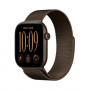 Apple Watch Series 12 GPS + Cellular 46mm koperta z aluminium Dark Bronze z bransoletą Dark Bronze Milanese Loop - M/L