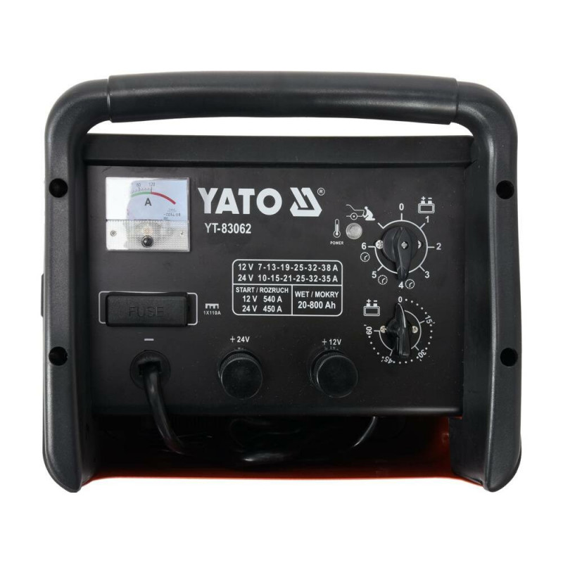 Prostownik YATO YT-83062, 38 A / 540 A / 800 Ah