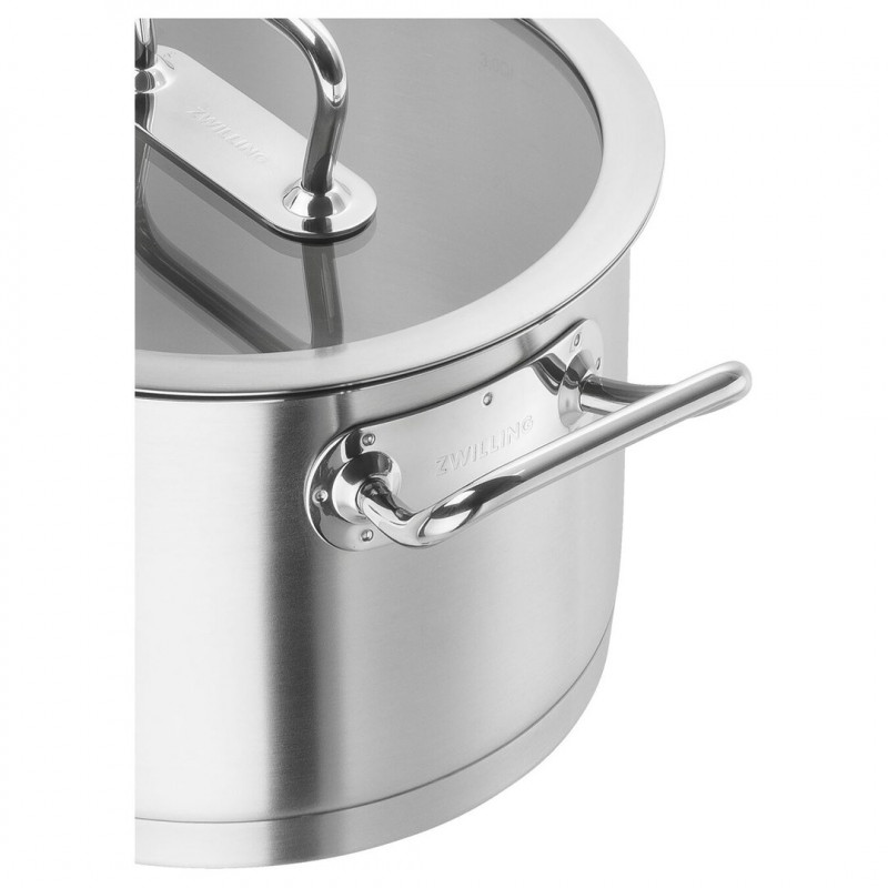 ZWILLING Pro okrągły garnek do gotowania 3,5 L srebrny