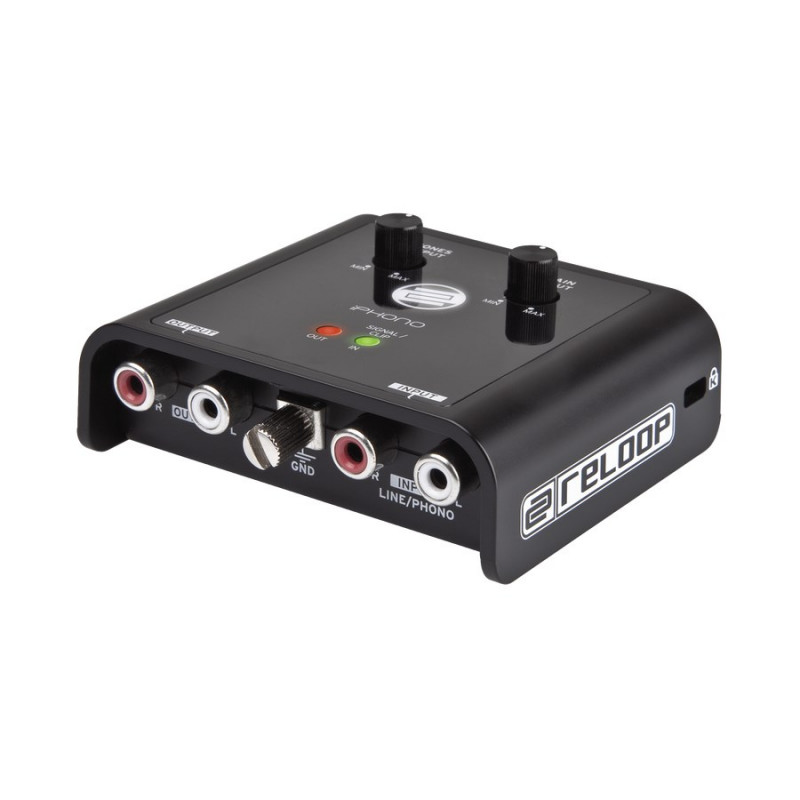 Interfejs audio Reloop iPhono 2, 16-bitowy, czarny