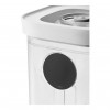 ZWILLING 1026082 Prostokątne pojemniki do przechowywania żywności, 5,4 l, przezroczysty/biały, 5 szt.