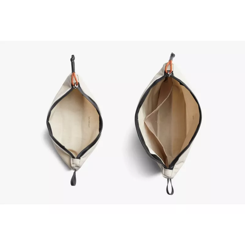 Bellroy Lite Pouch Duo, zestaw 2 organizerów podróżnych (18 x 27 x 1,5 cm, 8 x 23 x 6 cm), Ash