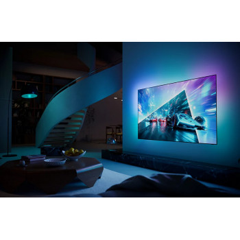 Telewizor Philips 65OLED761/12 65 inch (164 cm) 4K UHD, Ambilight 3-stronny, 120 Hz, czarny