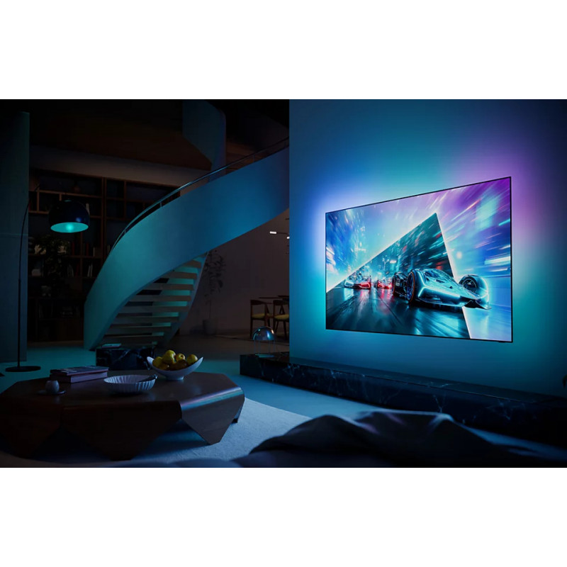 Telewizor Philips 65OLED761/12 65 inch (164 cm) 4K UHD, Ambilight 3-stronny, 120 Hz, czarny