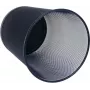 Kosz na papiery WEDO Office druciany, 18 l, okrągły, czarny, wysokość 350 mm