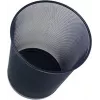 Kosz na papiery WEDO Office druciany, 18 l, okrągły, czarny, wysokość 350 mm