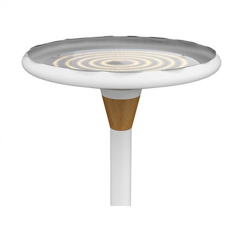 Lampa podłogowa UNiLUX 44.6 W biały/bambus