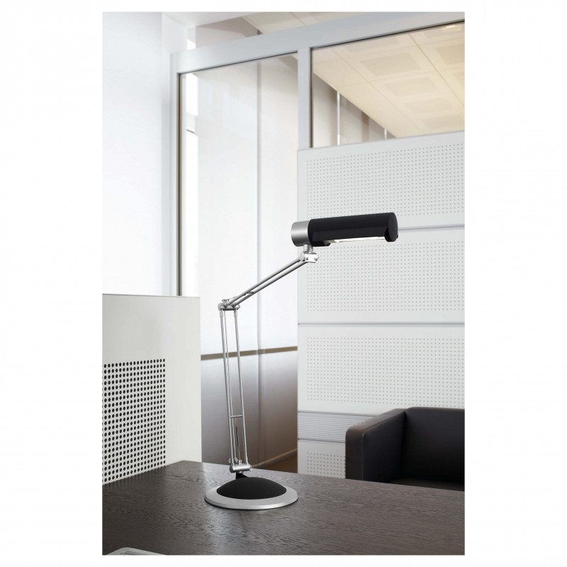 MAUL MAULoffice lampa biurkowa LED, 9,5 W, srebrna