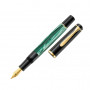 Pelikan Classic M200 Pióro wieczne tłokowe, zielone marmurkowane