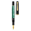 Pelikan Classic M200 Pióro wieczne tłokowe, zielone marmurkowane