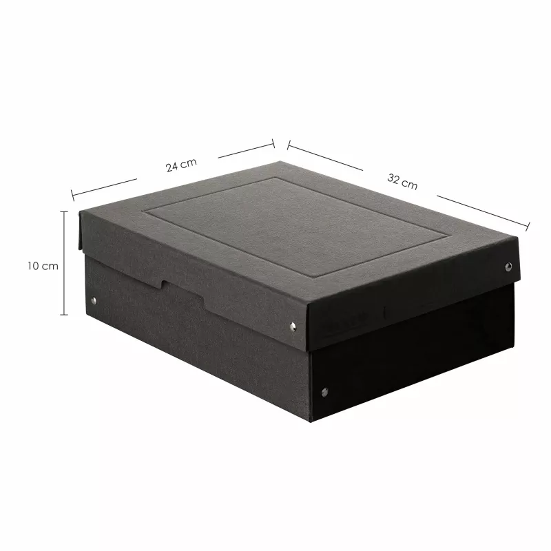 FALKEN PURE pudełko do przechowywania 7.0 l czarny 24.0 x 32.0 x 10.0 cm