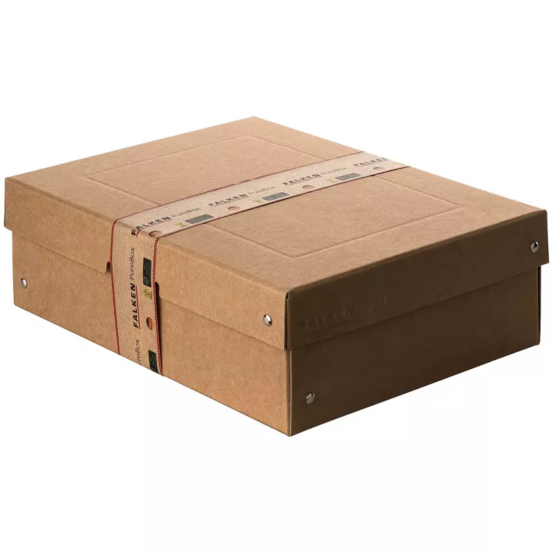 FALKEN PURE pudełko do przechowywania 7.0 l brązowe 24.0 x 32.0 x 10.0 cm