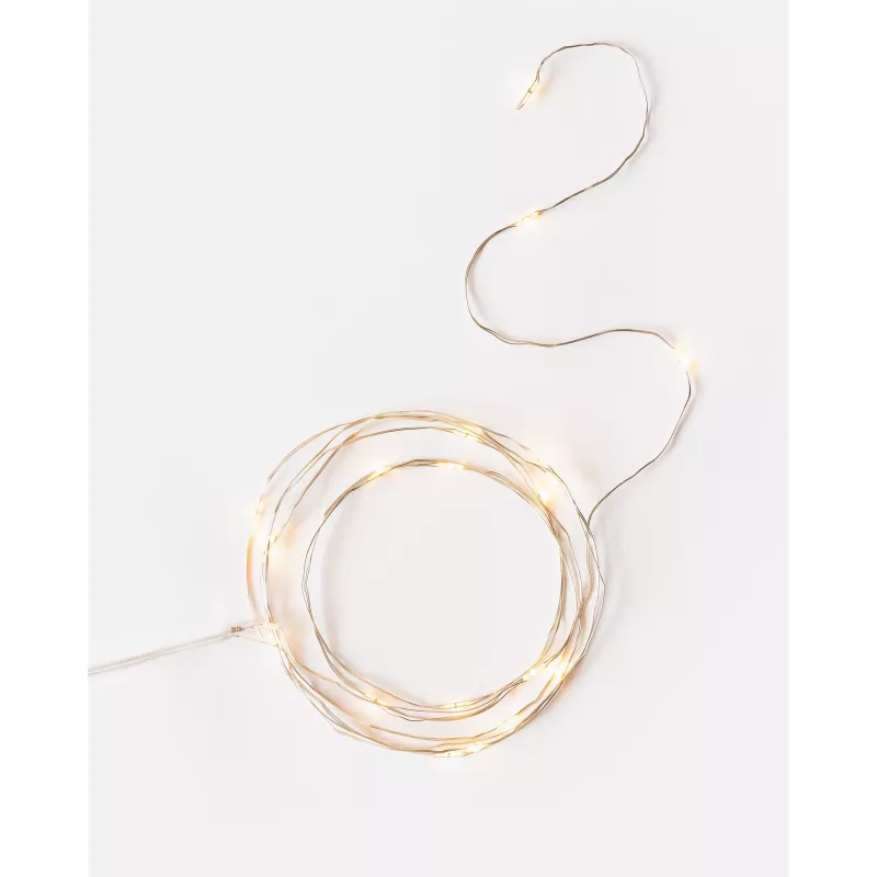 folia lampki łańcuchowe 2.2 m białe