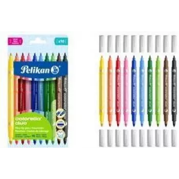 Pelikan Colorella Duo C407 pisaki kolorowe, 10 szt.