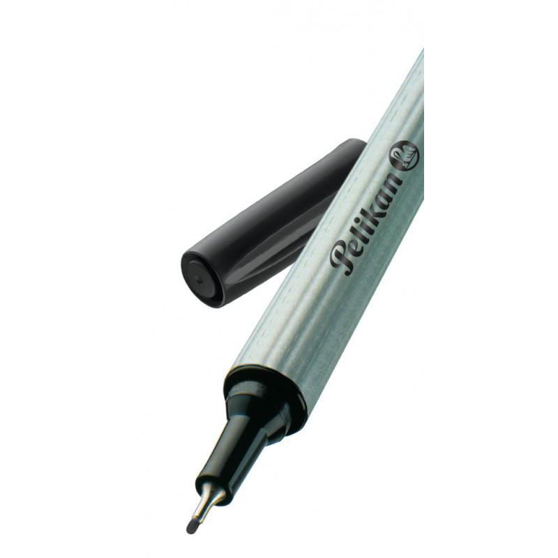 Pelikan Fineliner 96, czarny, metalowa końcówka, atrament odporny na dokumenty i światło