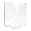 HAN organizer na czasopisma i-Line 16501-23D krystalicznie przezroczysty plastik, DIN A4