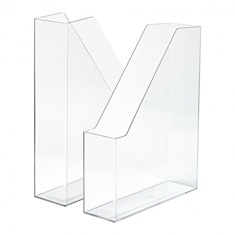 HAN organizer na czasopisma i-Line 16501-23D krystalicznie przezroczysty plastik, DIN A4