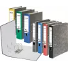 FALKEN Recycling segregator A4, 8 cm, żółty marmurkowy