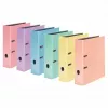 FALKEN Pastel Color segregator, kartonowy, 8 cm, DIN A4, brzoskwiniowo-pomarańczowy