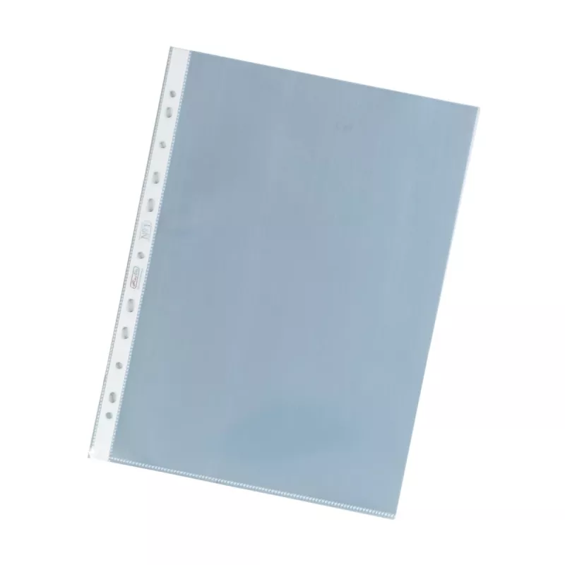 herlitz Koszulki na dokumenty DIN A4, krystalicznie przezroczyste, 0,085 mm PP, perforacja europejska, otwarte od góry