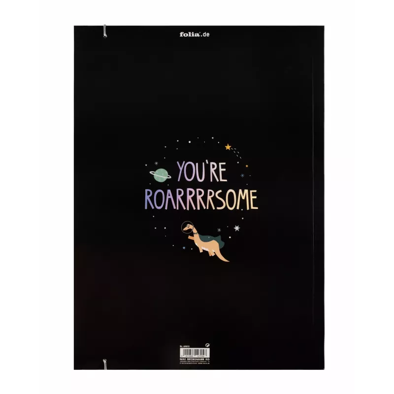 Teczka na rysunki folia DIN A3, Space Dino