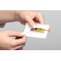 Identyfikator Durable CLICK FOLD z magnesem 40 x 75 mm, przezroczysty, 10 szt.