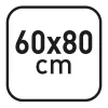 Tablica magnetyczna herlitz 60 x 80 cm, lakierowana biała stal, srebrna drewniana rama