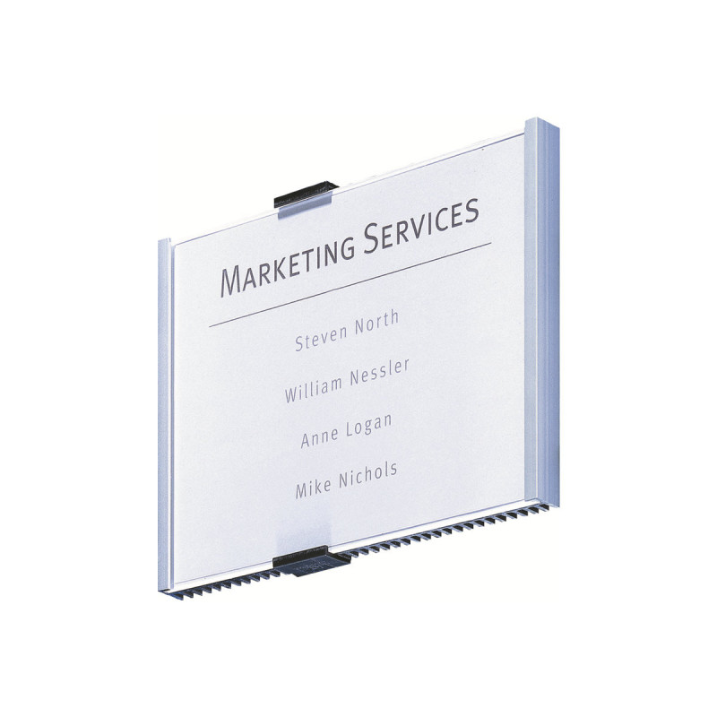 Durable INFO SIGN tabliczka na drzwi, 210 x 148,5 mm, srebrny metalik (480523)