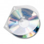 VELOFLEX VELOBOX etui na płyty CD/DVD na 1 płytę, przezroczyste, 10 szt.