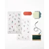 Folia torebka PP z dnem A FLORAL CHRISTMAS, 14,5 x 23,5 cm