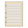 Blok OXFORD CLASSI DIN A4, w linie (liniatura 1), 50 kartek