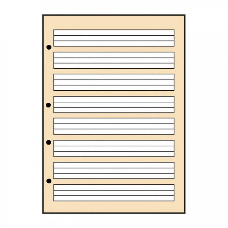 Blok OXFORD CLASSI DIN A4, w linie (liniatura 1), 50 kartek