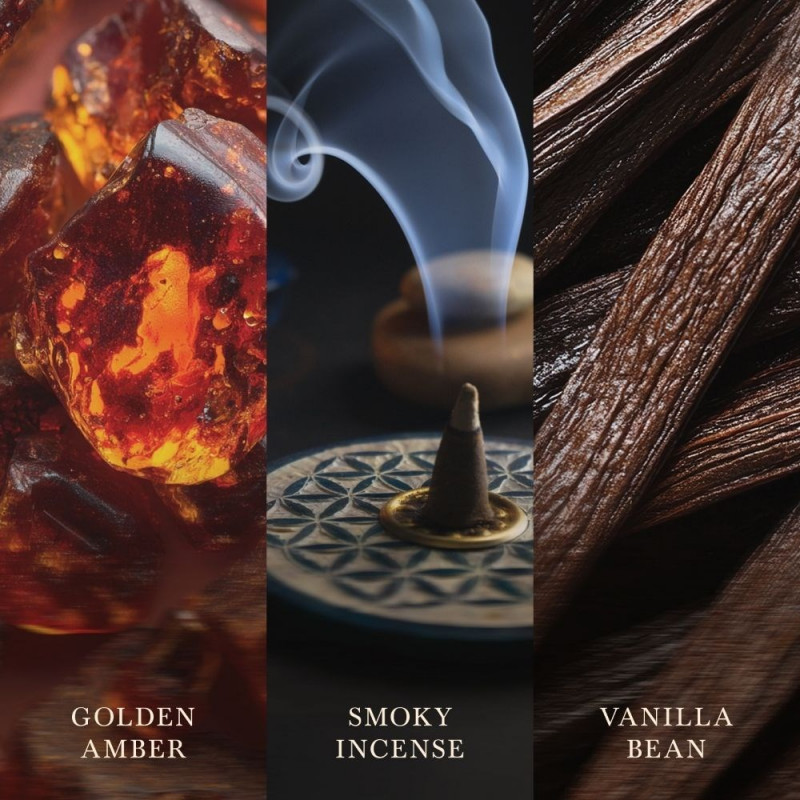 WoodWick Radiant Amber świeca, średnia